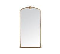Gold Frame Wall Mirror Antique Style Large Wall/Freestanding Vintage Inspired Metal Mirror with Distressed Effect Finish Living Room Mantelpiece Bedroom Hallway Decor 167 x 87cm (Tall)