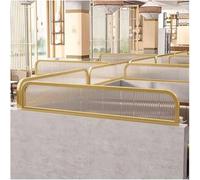 Gold Freestanding Desk Partitions - Privacy Dividers for Dining Areas, Offices & Restaurants - 1.3m x 60cm - Ideal for Students & Workspaces
