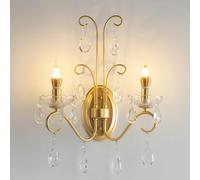 Gold French Wall Sconce Metal Wall Sconce Lighting, Retro