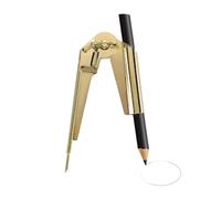 Gold Geometry Scribe Compass Tool,U Scribe Jig for Drawing