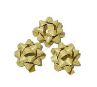 Gold Gift Bows, Bows for Gift Wrapping and Presents,Christmas Bows,for Parties, Bouquet Packaging,Birthday Party, Weddings or Other Holidays.(2 inches,20 pcs)