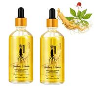 Gold Ginseng peptide Anti-Aging Serum, Ginseng Extract Essence for Wrinkle Reduction, Hydration, and Skin Firming, Suitable for All Skin Types (2PCS)