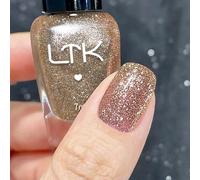 Gold Glitter Colours Nail Polish - Quick-Drying Golden Fine Sparkling Shimmer Nail Polish on Oil Base, Long-Lasting Nail Polish DIY Salon for Women Manicure, Air Dry Without UV Lamp, 7 ml (Gold)