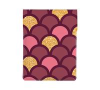 Gold Glitter Fish Scale, PU Leather Laptop Sleeve, Notebook Bag Laptop Case Sleeve Tablet Briefcase