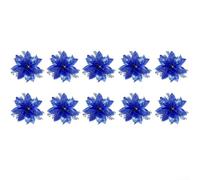 Gold Glitter Flower Vine Wreath 14.5cm Plastic Christmas Decoration | Made from plastic polyester and fabric blend Intricate vine and floral design Ready to display for holiday decor