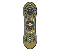 Gold Glitter Vinyl Skin Sticker for Virgin Media TiVo V6 TV remote control