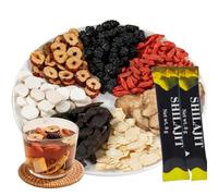 Gold Grade 100% Pure Himalayan Shilajit Resin with Honey Sticks, W/ 150g Formula Ginseng Six Treasure Tea, Liver Detox Chinese Kidney Cleansing Tea for Men and Women, Energy Boost & Immune Support