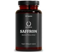 Gold Grade Saffron Extract | 120 Capsules 400mg Equivalent | 100mg Extract Per Serving |3.5% Lepticrosalides | Lab Tested Pure Supplement | Maximum Potency | Mood, Stress, Sleep, Appetite