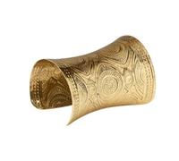 Gold Greek Roman Egyptian Bracelet Cuff Ancient Goddess Fancy Dress Accessory