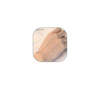 Gold Hand Chain Ring Bracelet for Women Thin Silver Finger Chain Bracelet Delicate Link Ring Slave Bangle Fashion Beach Jewelry Accessories, L, Zinc, no gemstone