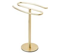 Gold Hand Towel Holder Stand, Free-Standing Towel Rack, SUS304 Stainless Steel Towel Bar Rack Stand, Tower Bar for Bathroom Kitchen Vanity Countertop…