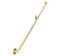 Gold Handrails for Stairs, Modern Staircases Home Decoration Stairs Staircase Handrail Banister Rail Support 200kg - Complete Kit 30-300cm (Size : 250cm)