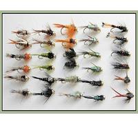Gold Head Trout Flies, 30 Pack Mixed Goldhead Nymph, Mixed 10/12, Fly Fishing