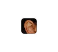 Gold Helix Earring for Women Hidden Helix Earring Flat Back Earrings Hypoallergenic Cartilage Earrings CZ Helix Piercing Jewelry, 2cm, Brass, No Gemstone