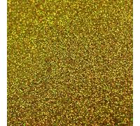 Gold Holographic Glitter Cast Acrylic Sheet, 3mm thick (250x150mm)