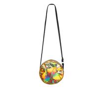 Gold Holographic Round Crossbody Bag