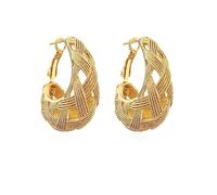 Gold Hoop Earrings For Women Trendy,14K Gold Plated Chunky Dangle Hoop Earrings,Statement Thick Yellow Gold Huggie Medium Hoops,Fashion Jewelry Gift., big, Brass, No Gemstone