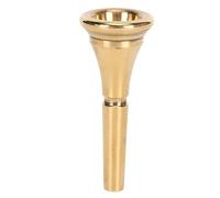 Gold Horn Mouthpiece,Horn Mouthpiece Replacements with French Horn Mouthpiece,Brass,Easy to Install,Quick Use,Suitable Brass Instrument Players,Most Standard Horn,6.7 X 2.7 X
