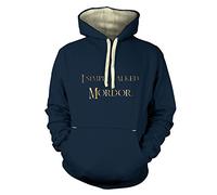 Gold I Simply Walked Into Mordor Hoodie (premium) - Midnight Blue Small (40"