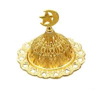 Gold Incense Burner Bowl Bronze Retro Style Home Decor(D)