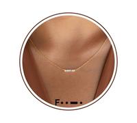 gold initial necklace for women dainty gold necklace with morse sign trendy letter necklace for women stocking stuffer with A-Z crystal choker for teens birthday christmas jewelry, Stainless Steel, No