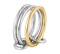 Gold Interlocking Stackable Rings for Women That Never Tarnish 14K Dainty Stackable Thumb Knuckle Cute Ring for Teen Girls, Metal