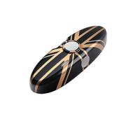 (Gold Jack) Exquisite The Black Flag Interior Rearview Mirror Car Sticker For Mini Cooper Jcw S One R55 R56 R57 R60 R61 Countryman Auot Accessories