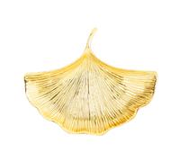 Gold Jewelry Tray Ginkgo Leaf Trinket Dish Vintage Ring Holder Bowl for Bracelet Earring Necklace Organizer Decorative