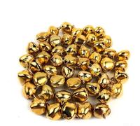 Gold Jingle Bells 6mm Metal Craft Pendants Pre-Holed | 6mm gold metal, pre-punched hole, easy hang, craft supplies, Christmas tree decor(6mm 300pcs)