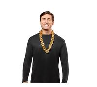 Gold Jumbo Chain Necklace (Pack of 1) - Eye-Catching Jewelry, Perfect Accessory for Parties, Music Festivals, Trendsetters, Fashionistas, or Gift Halloween Halloween