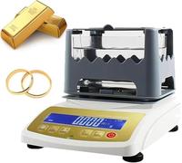 Gold K Value Purity Tester Digital Electronic Precious Metal Analyzer Gold Density Content Meter for Jewelry Bullion Testing(600K)