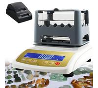 Gold K Value Tester & Purity Density Meter Duo for Karat Assessment and Density Measurement of Gold Silver Platinum 0.01g Precision Detection(600k+printer)