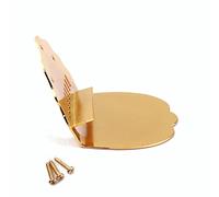 Gold K Word Scalloped Mandolin Replacement Tailpiece