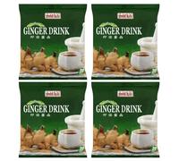 Gold Kili Ginger Drink - 4 Packs of 20 Sachets (Total 80 Sachets) | Instant Ginger Tea Flavor