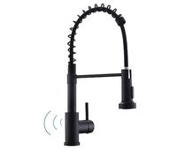Gold Kitchen Water Filter, Stainless Steel, Reverse Osmosis Or Water Filtration System, Beverage Non-Air Gap, 360 Swivel, 1.8 Gpm, Single Hole, Deck Mount, Gold Finish,3 Matte Black