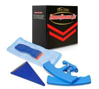 Gold Label Detailing Emblem Removal Tool Kit - Car Surface Logo Emblem Remover Kit with 6" x 6" Plush Microfiber Towel for Car Wrapping Film Installation (Basic Kit)