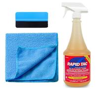 Gold Label Detailing Rapid Tac Vinyl Wrap Application Fluid Kit with Squeegee and Towel…