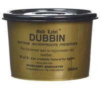 Gold Label Dubbin - Black - 500g Tub