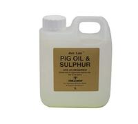 Gold Label Pig Oil and Sulphur for Horses - 1 Ltr