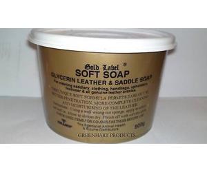 Gold Label Soft Saddle Soap 500g - A unique and easy to use soft saddle soap made from glycerine.