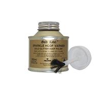 Gold Label Hoof Varnish for Horses - Gold Sparkle - 250ml Pot