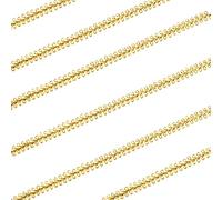 Gold Lace Trim 18 Yards Gold Gimp Braid Scroll Braid Trim Gold Metallic Swirl Trim for Sewing, Cake, Headband, Bracelet, Bag, Purse Handles (Gold)