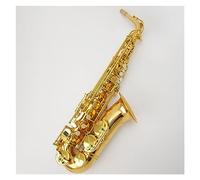 Gold Lacquer Alto Saxophone Eb Tone Brass Wind Instrument Sax Suitable For Adults Beginners Saxophone for Student