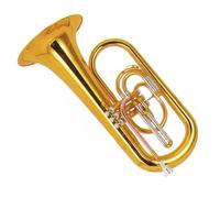 Gold Lacquer Tone Bb Marching Euphonium