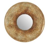 Gold Large Textured Wall Mirror | Faiza