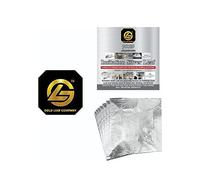 Gold leaf company Silver Leaf Sheets,25 Sheets16×16 Gilding Foil for Gilding, Resin Art, Decoration Crafting, Paintings, Arts Crafts, Nail Deco,Furniture, Size 16×16 cm (25)