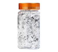 Gold Leaf Flake Huge Beautiful Flakes for Crafts Nail Art 3g Silver