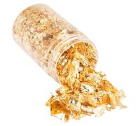Gold leaf flasks for crafts, gold for resin dd an attractive touch to your craft project. Resin jewelry, home decoration, even Staprint shimmering imitation m