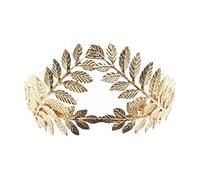 Gold Leaf Headband - Metal Leaves Bride Wedding Headpiece