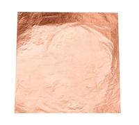 Gold Leaf Sheets Imitation Gold Leaf Paper Gilding Copper Aluminum for Arts Crafts Gilded Home Decoration 1000PCS(14cm Copper Leaf)